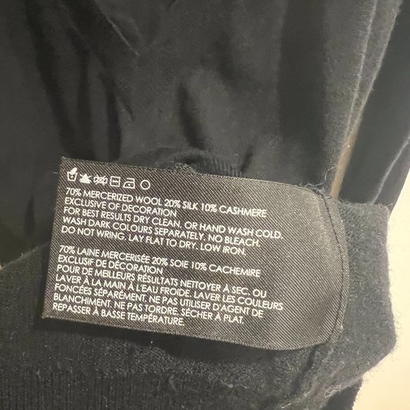 Club Monaco Black Wool Sweater - Picture 5 of 5